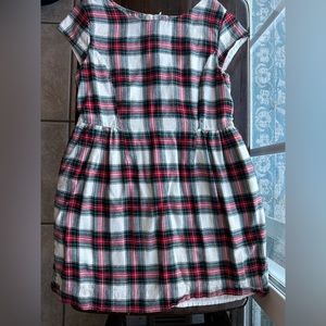 Gap kids: girl plaid print dress (barely used)